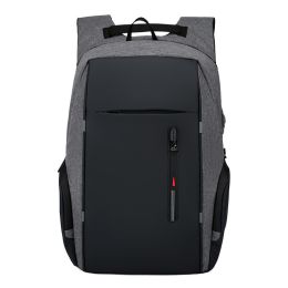 1pc Men's Anti-theft Bag Laptop Backpack; Large Capacity Business Bag For Travel; USB Charging Backpack