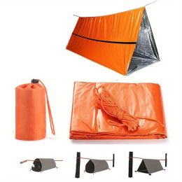 Outdoor Waterproof Emergency Tube Tent Shelter Survival Tent For Two People