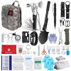 125Pcs Survival Kits Professional Emergency Survival Gear Tactical First Aid Kit Supplies for Outdoor Adventure Camping Hiking Hunting