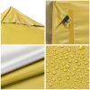 9.6x9.6ft EZ Canopy Gazebo Top Replacement Mineral Yellow