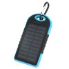 10000mAh Portable Fast Charging Power Bank USB Solar Charging with Flashlight For iPhone Xiaomi Android