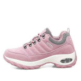 Sneakers Air Cushion Sole Casual Shoes (Option: Pink-38)