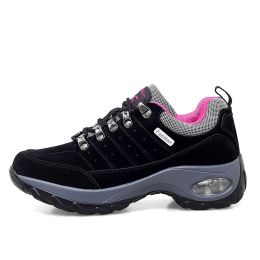 Sneakers Air Cushion Sole Casual Shoes (Option: Black-39)