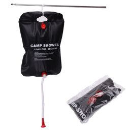 Camping equipment shower bag water storage bag outdoor camping shower bag folding water bag (size: 25L)