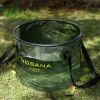 30L Outdoor folding bucket camping self-driving portable barbecue dishwashing bucket telescopic fishing bucket