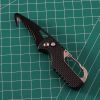 Multitool Keychain Knife; Small Pocket Box/Strap Cutter; Razor Sharp Serrated Blade And Paratrooper Hook; EDC Folding Knives