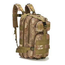 Outdoor Tactical Bag Camping Sports Backpack (Color: Python Mud Color)