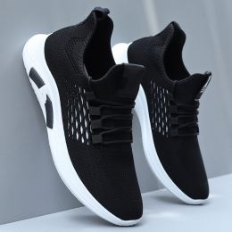 Mens Fashion Casual Breathable Sports Shoes (Option: 2300Black-41)