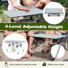 Adjustable Heavy-Duty Outdoor Folding Camping Table